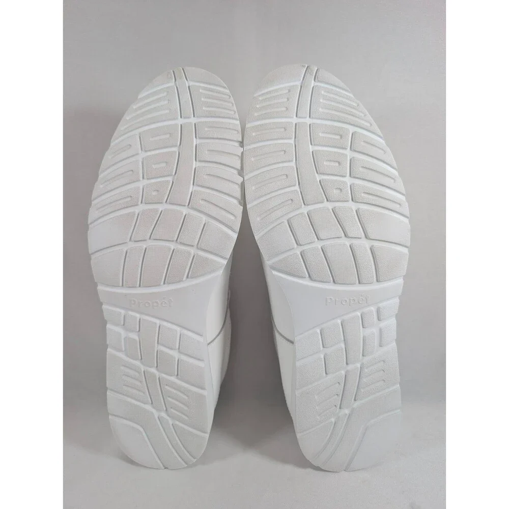 Propet MDX002L Men's 10.5H White Full Grain Leather Oxford Shoe Uniform Service